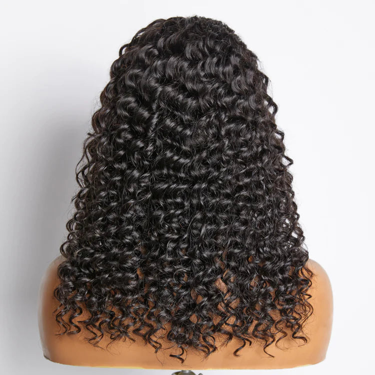 Deep Curly 13x4 Transparent Lace Front Wig