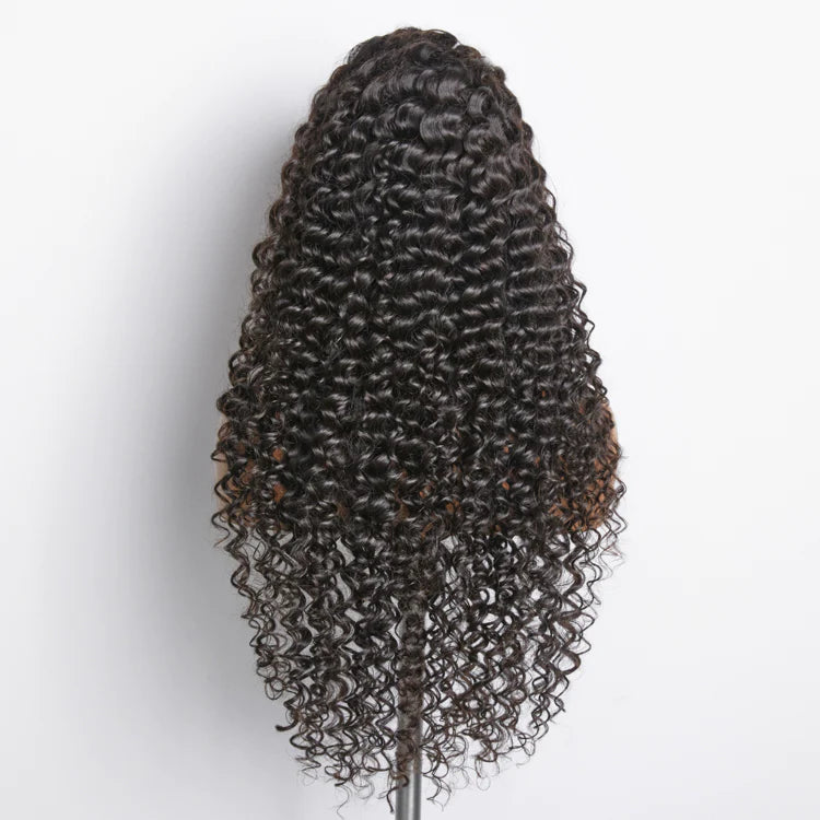 200% Density 13x4 Full Frontal Lace Wig Deep Wave