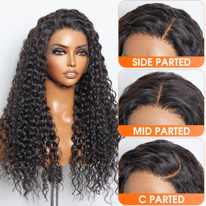 Water Wave 13x4 Transparent Lace Front