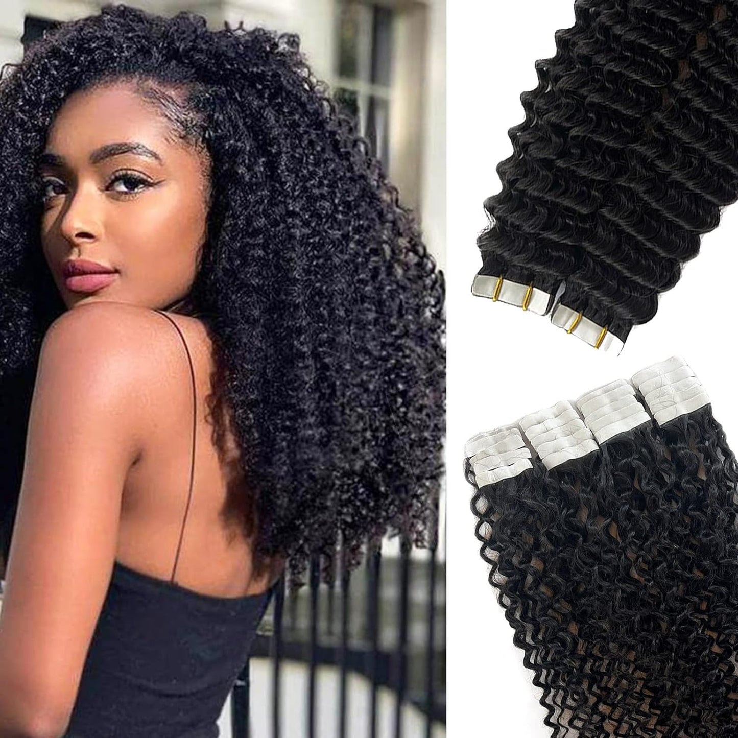 Kinky Curly Tape-In Extension